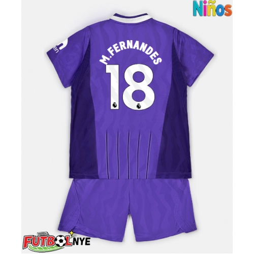 Camiseta Tottenham Hotspur Mateus Fernandes #18 Tercera Equipación para niños 2026-27 manga corta (+ pantalones cortos)